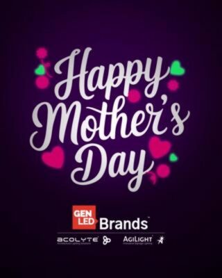 GENLED Brands wishes a Happy Mother's Day to all the incredible mothers on our team and around the world! We appreciate the moms who light up our lives for their dedication, love and support.

#GENLEDBrands #Acolyte #AgiLight #LEDs #customLEDs #LEDlighting #lightingdesign #lightingdesigners #ArchitecturalLighting #signagelighting #signagemodules #LEDsigns #MothersDay