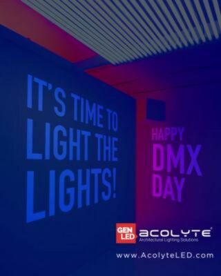 Happy DMX Day to all our friends in the world of lighting!

DMX stands for Digital Multiplex. It is a protocol for how your lighting gets information or direction from software or a console. Originally created for entertainment applications like theater and concert lighting, DMX has become much more mainstream as bars, restaurants, hotels, and even business offices and luxury homes employ more smart lighting that can be programmed for different events, moods or times of day. Each DMX universe is comprised of 512 individual channels -- hence, today's celebration!

👀Visit AcolyteLED.com to check out the specs on all our amazing DMX controls.
🧢Want to join our team? Head to GENLEDBrands.com/careers to see our global openings.

#Acolyte #GENLEDBrands #LEDs #customLEDs #customlighting #customLEDlighting #DMX #512 #LEDprogramming #LEDdisplay #LEDcolors #lightingdesign #lightingdesigners #architects #architectural #ArchitecturalLighting